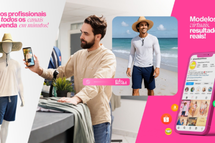 Com a plataforma FotoModel, você monta combinações visuais completas em poucos cliques, unindo praticidade e criatividade.