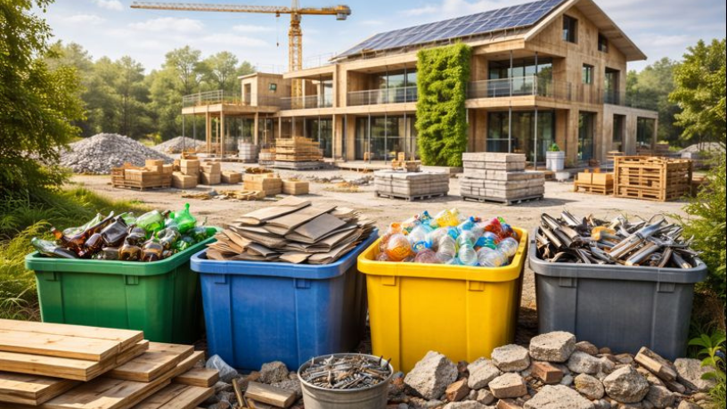 Materiais recicláveis impulsionam inovação na construção civil e reduzem impacto ambiental, destaca Alex Nabuco dos Santos.