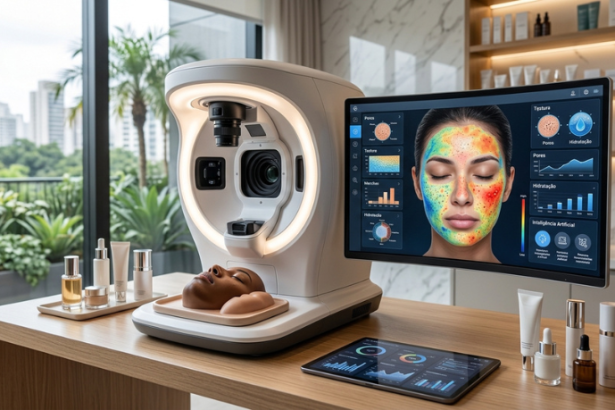 Análise de pele com inteligência artificial: o que a tecnologia muda no skincare da mulher brasileira
